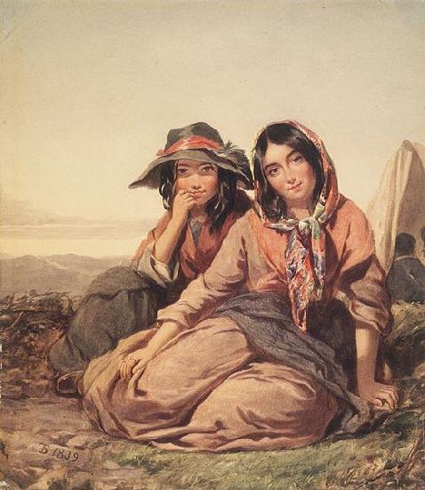 Thomas Sully Gypsy Maidens oil painting picture